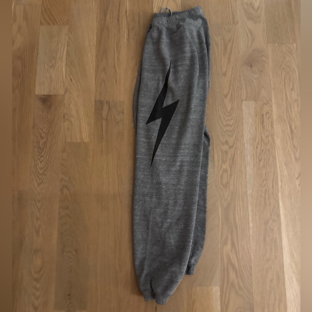 Aviator Nation Bolt Sweatpants Heather Grey